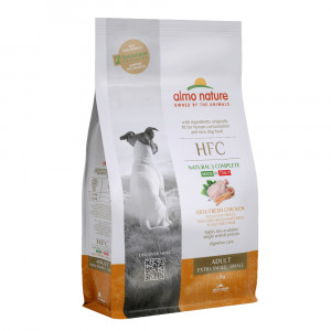 ПР0059781 Корм для собак XS-S Adult для карликовых и мелких пород, свежая курица сух. 1,2кг Almo Nature