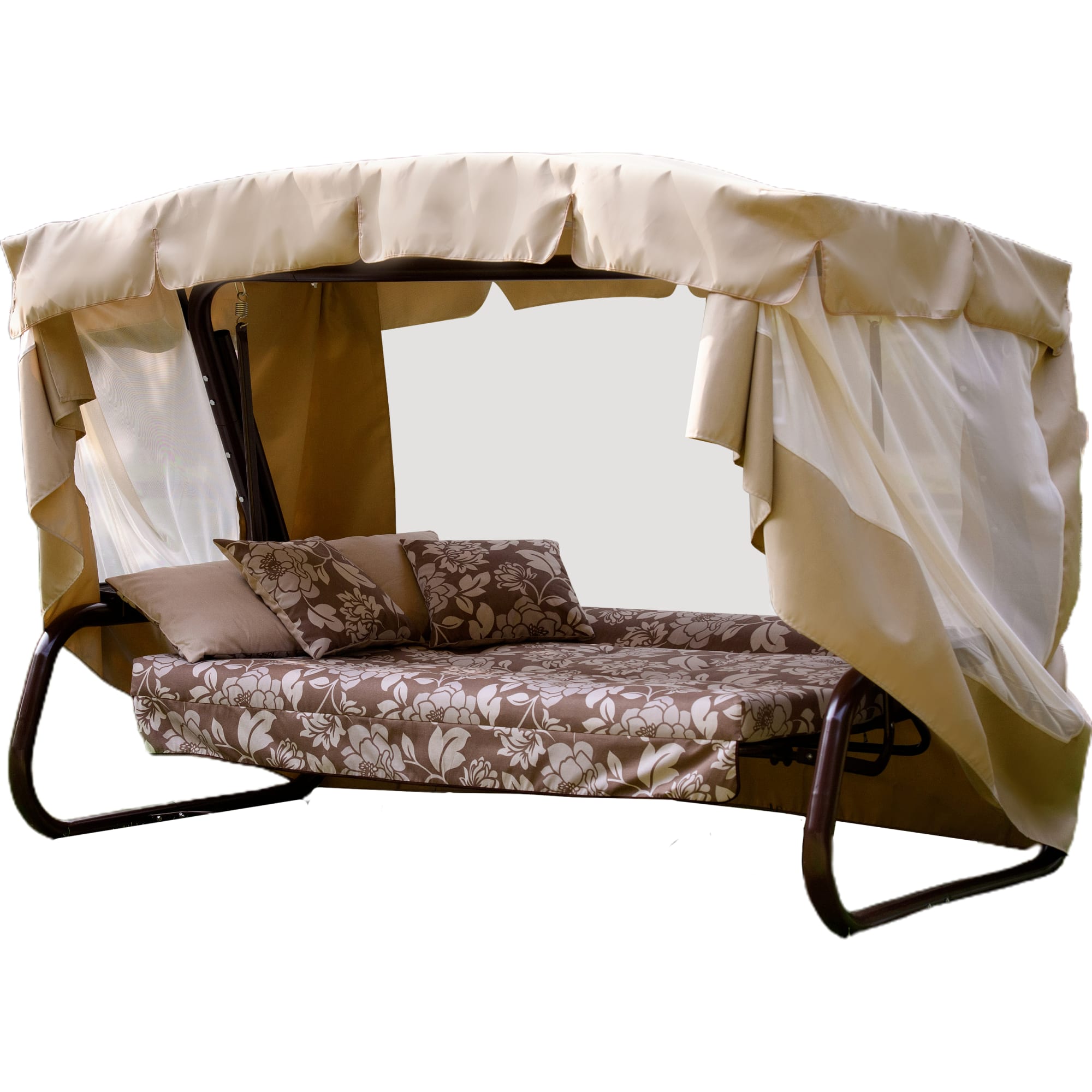 83672951 Качели садовые Мерелин 4-х местные (до 450 кг) коричневый Santreyd 