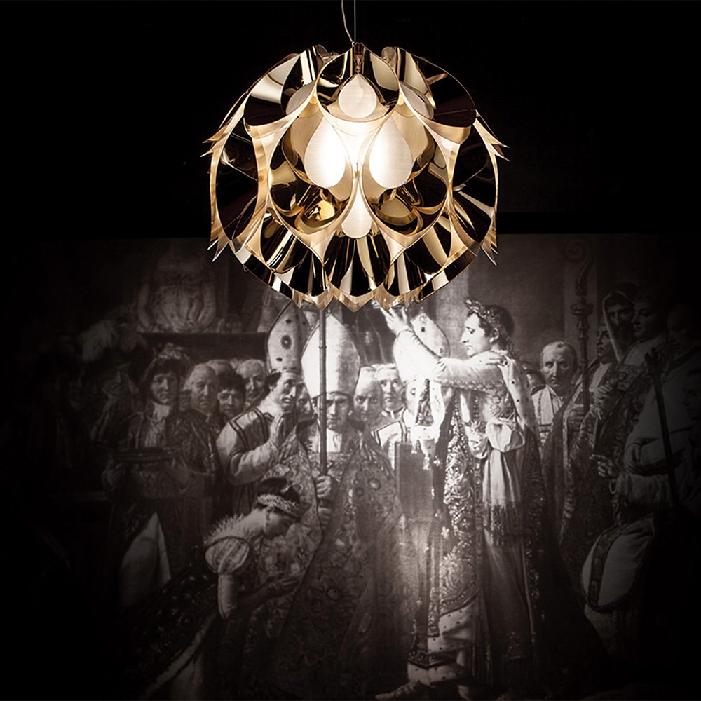 Подвесной светильник FLORA SMALL COPPER от Slamp SLAMP ДИЗАЙНЕРСКИЕ 243578 Коричневый  - Вид №2