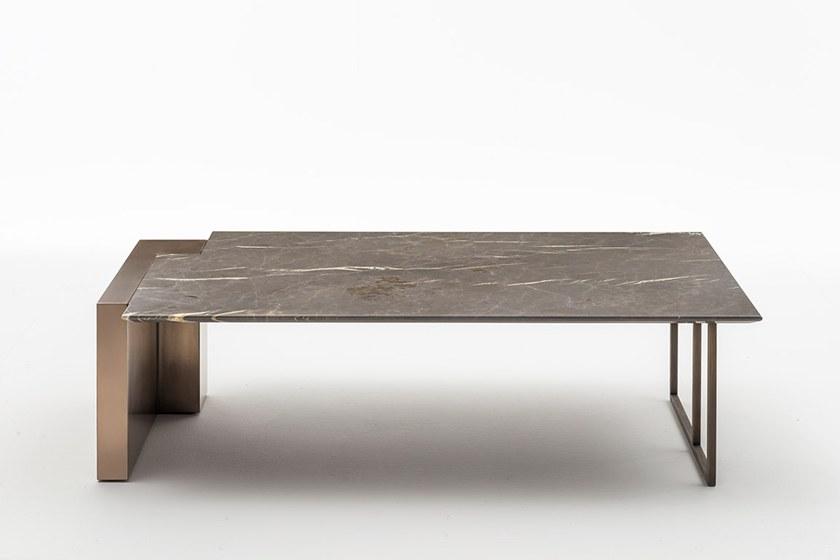 OAK Низкий мраморный журнальный столик Milano collection Sc5046 - Вид №2