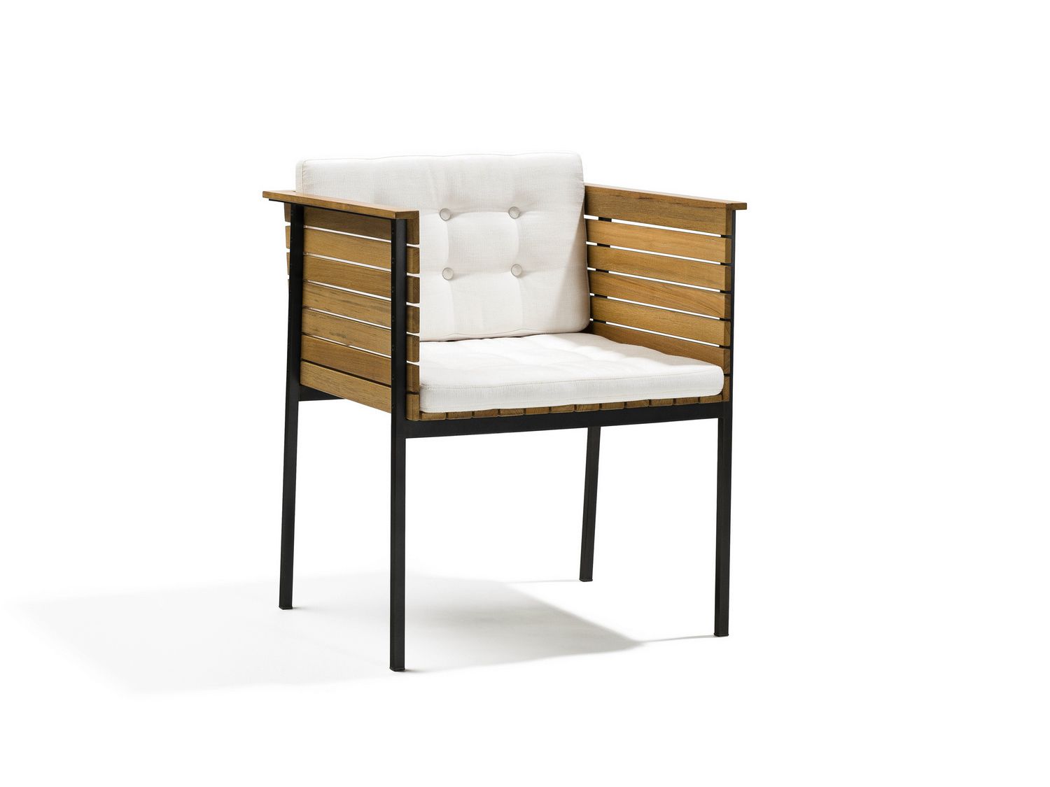 Садовое кресло из тикового дерева с подлокотниками Skargaarden Häringe ARCH-00152221 - Вид №14