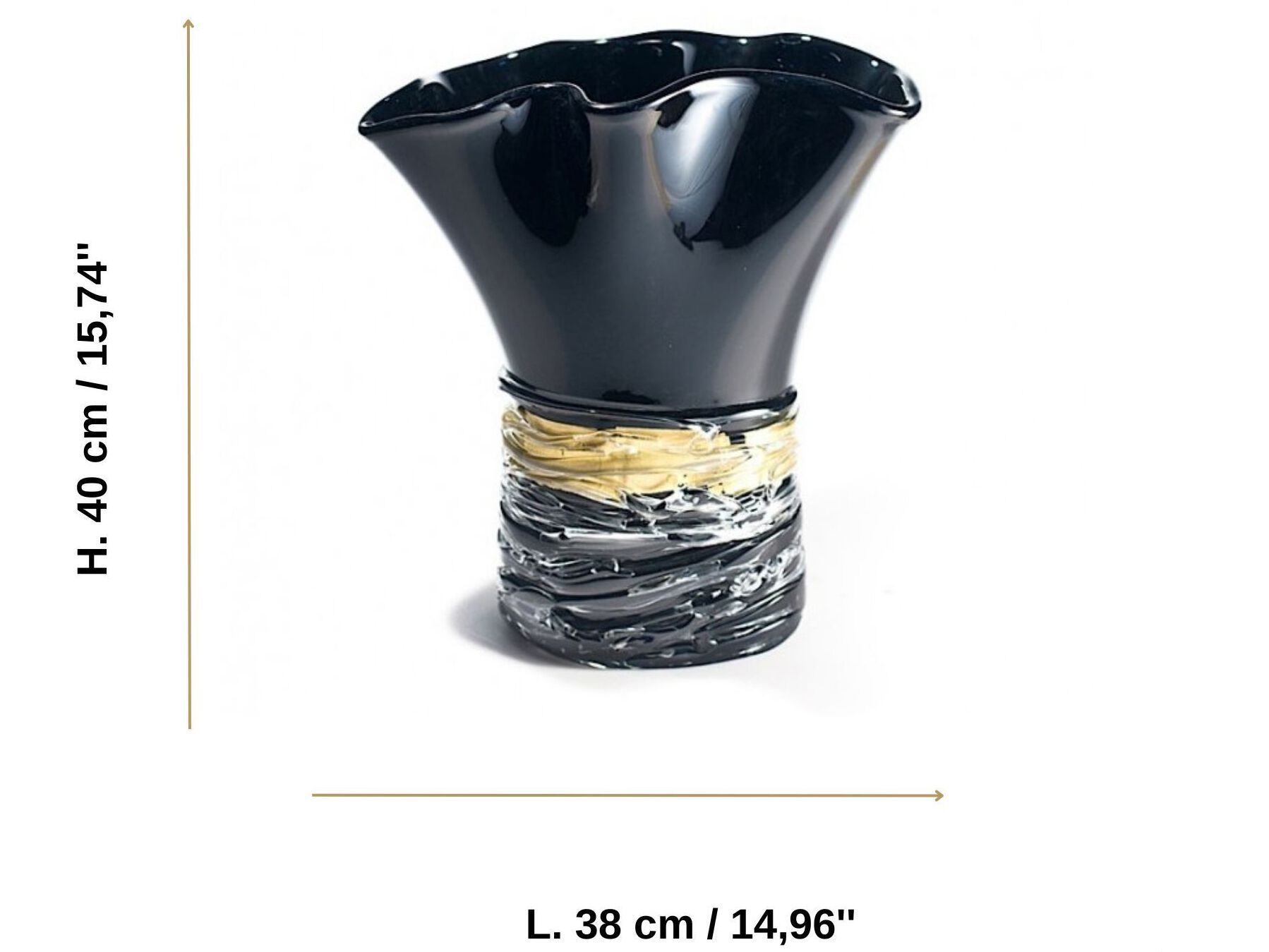 ВАЗа ручной работы из муранского стекла YourMurano Wired Vases ARCH-00111779 - Вид №6