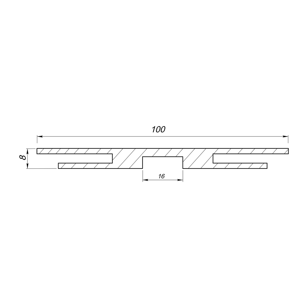 Santreyd Добор телескопический Легенда для дверных проемов 2070×100×8 мм 84532751 STLM-0051400 - Вид №3