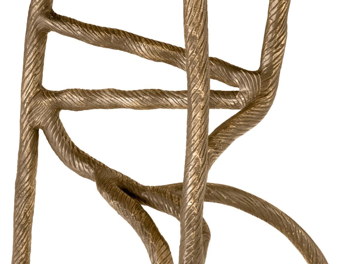 Круглый Мраморный и металлический журнальный столик Eichholtz DREYFUS ARCH-00108142 - Вид №1