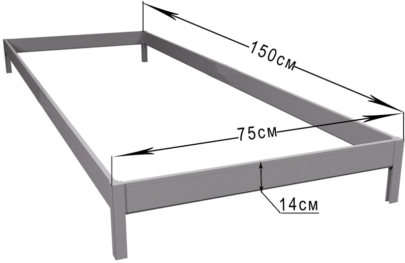 Грядка ПВХ 1,5 х 0,75 м, высота 14 см ГеоПластБорд