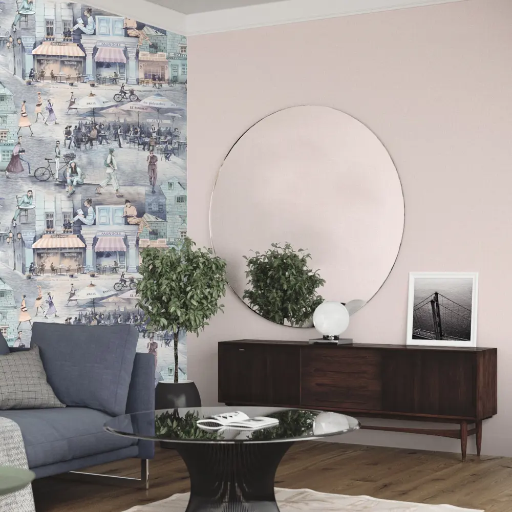 Обои флизелиновые Euro Decor Monocle зелёные 1.06 м 7092-04 83396646 STLM-2052037 - Вид №5