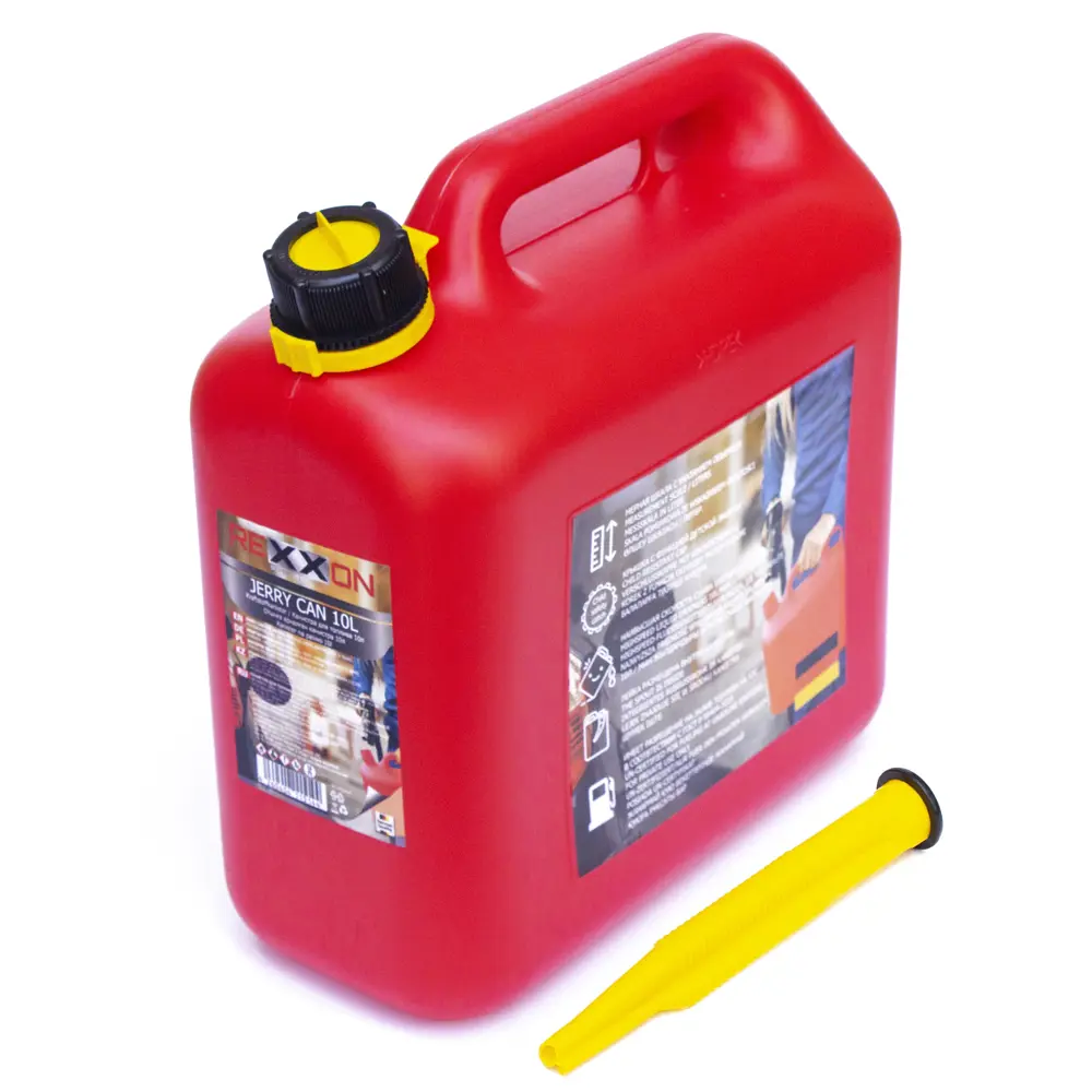 Канистра Rexxon для топлива 10 л, со шкалой и лейкой внутри STLM-2196084