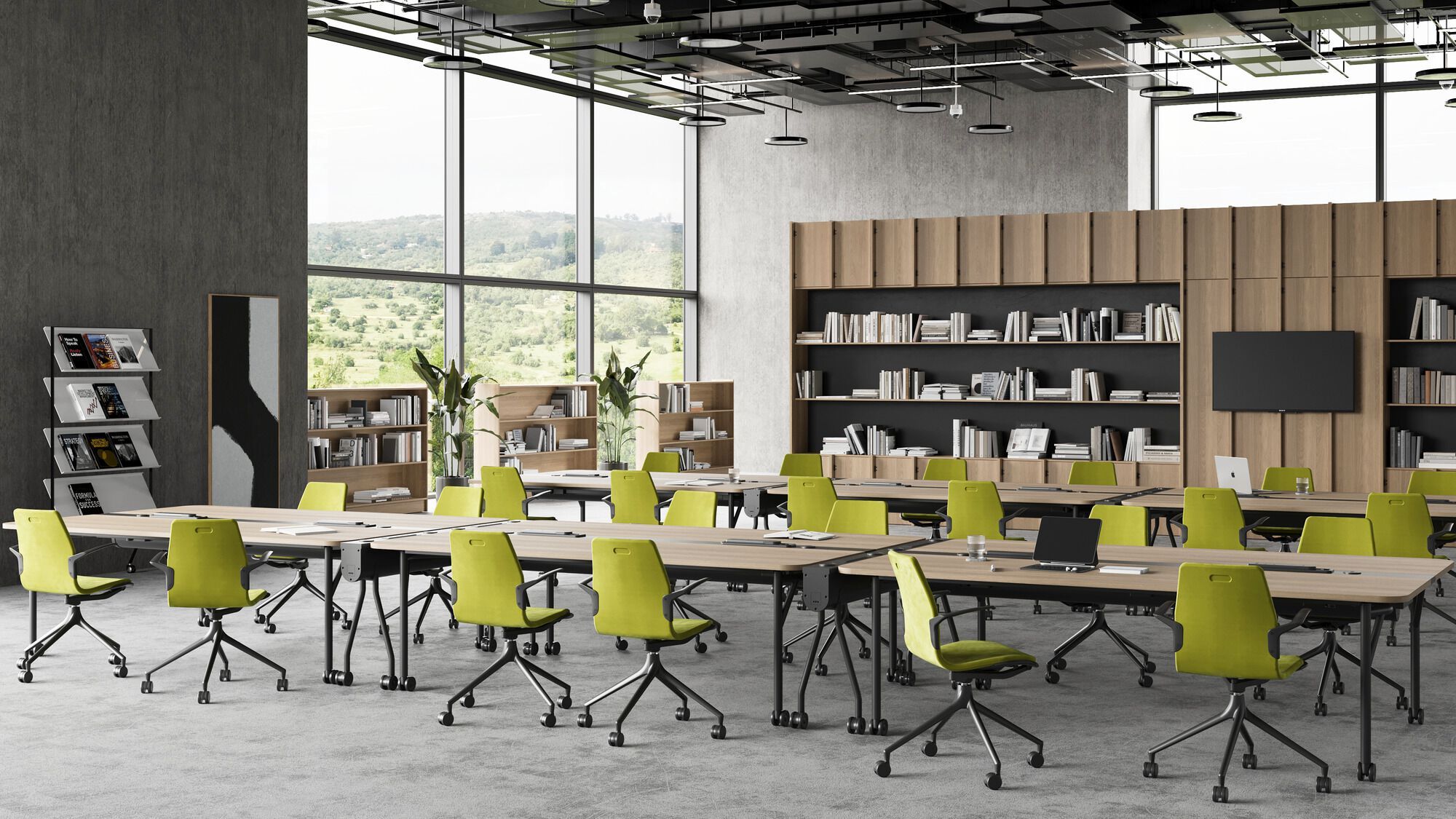 Квадратный складной стол из ламината на колесах Howe Folding Surfaces ARCH-00102855 - Вид №3