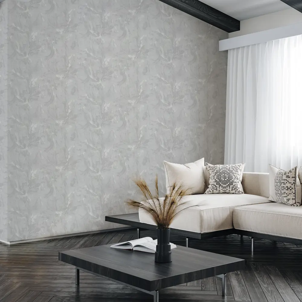 Обои флизелиновые Walldecor Пантеон темно-серые 1.06 м 75213-41 89361487 STLM-2011466 - Вид №3