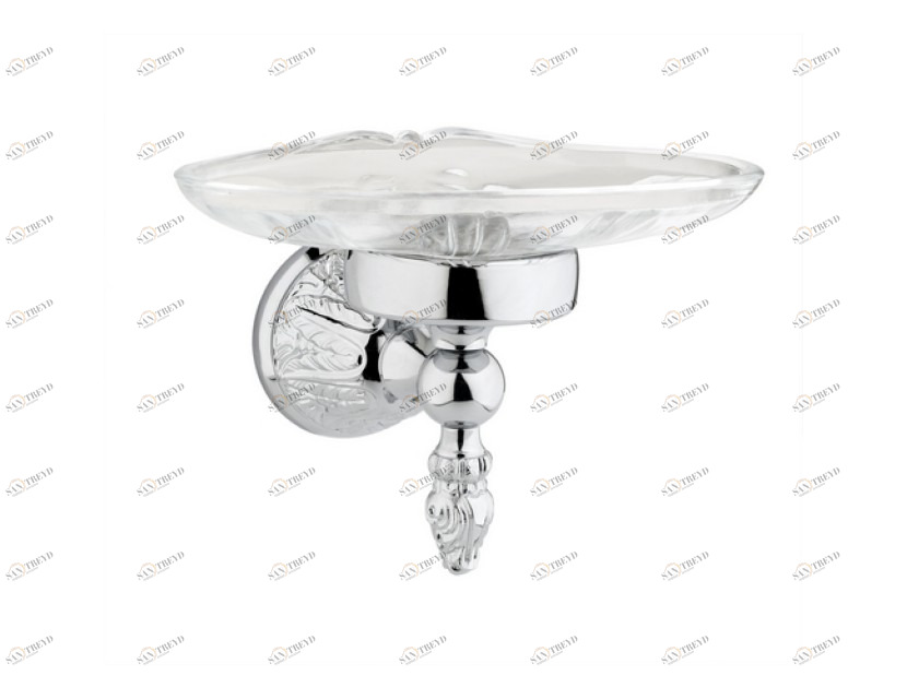 230078.B000.53 Подставка для мыльницы с кристаллом Хром с черной патиной Mestre Versailles