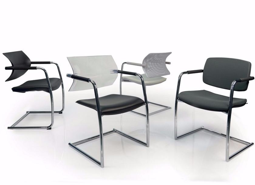 Luxy Консольное кресло с обивкой из ткани и кожи с подлокотниками Aire jr sun-id-1482038 - Вид №2