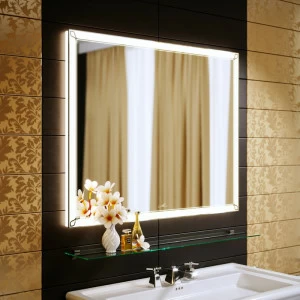 Зеркало в ванную с подсветкой белое 100х80 см Retro ALAVANN RETRO 303937 Белый