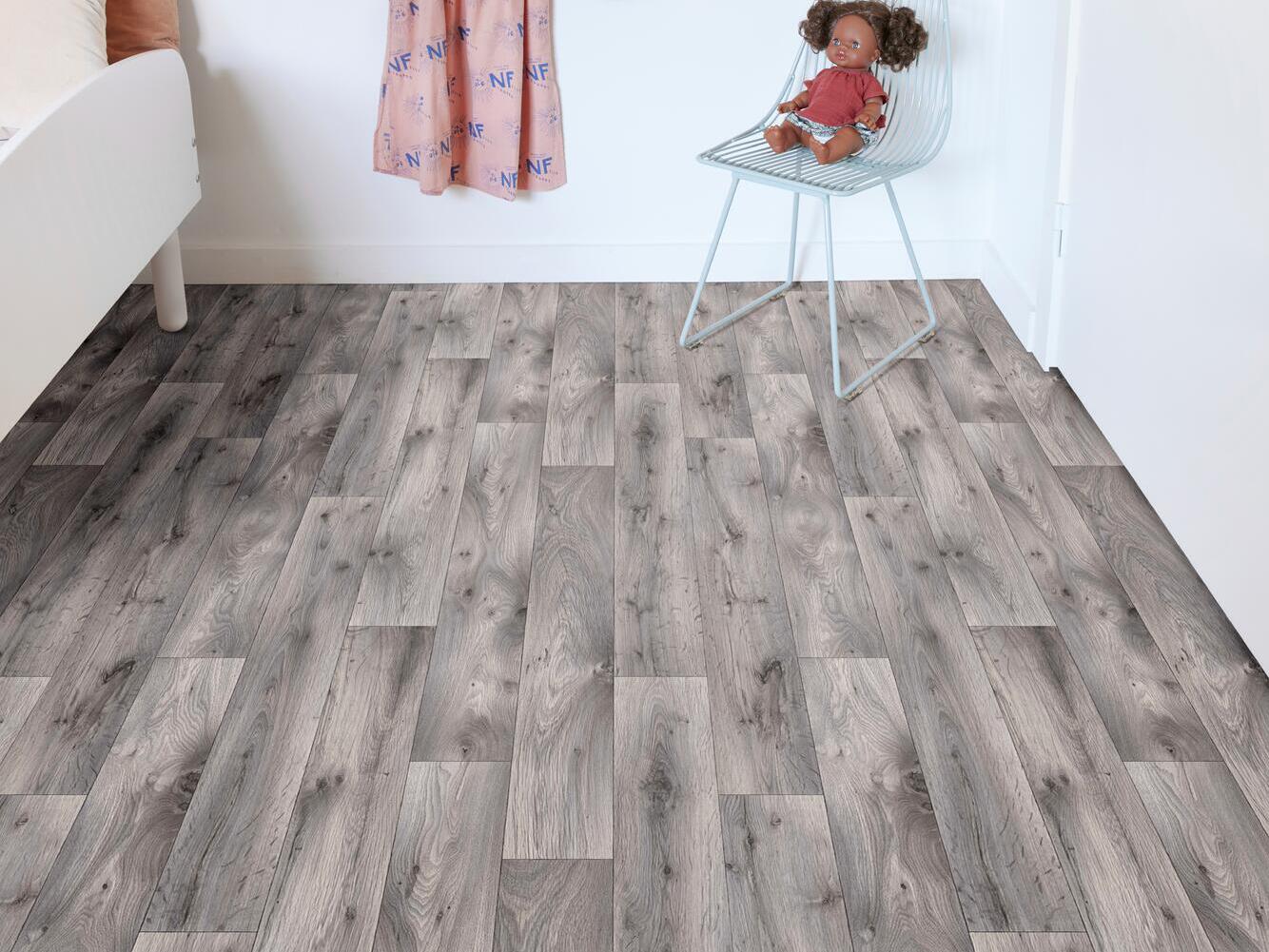 Нескользящий виниловый пол с эффектом дерева BEAUFLOR Mega-Tex ARCH-00135756