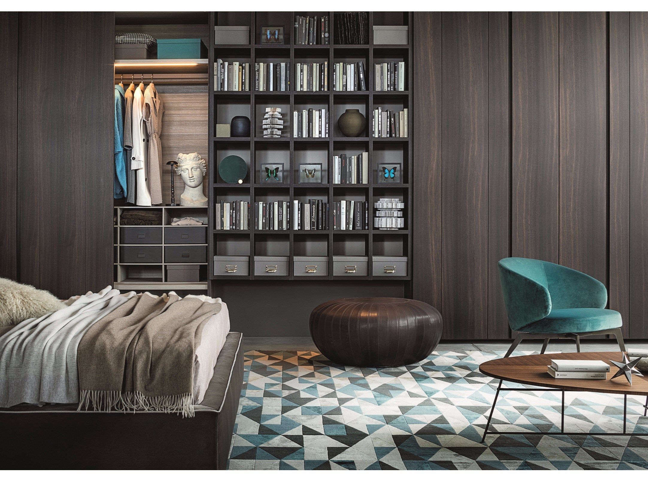 Индивидуальный шкаф с копланарными дверцами Lema шкаф на сантиметр-Копланарный ARCH-00019458