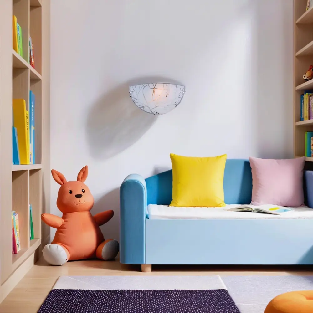 Бра настенное РОССВЕТ Багульник - современный светильник с белым плафоном 89426678 STLM-1570055 - Вид №9