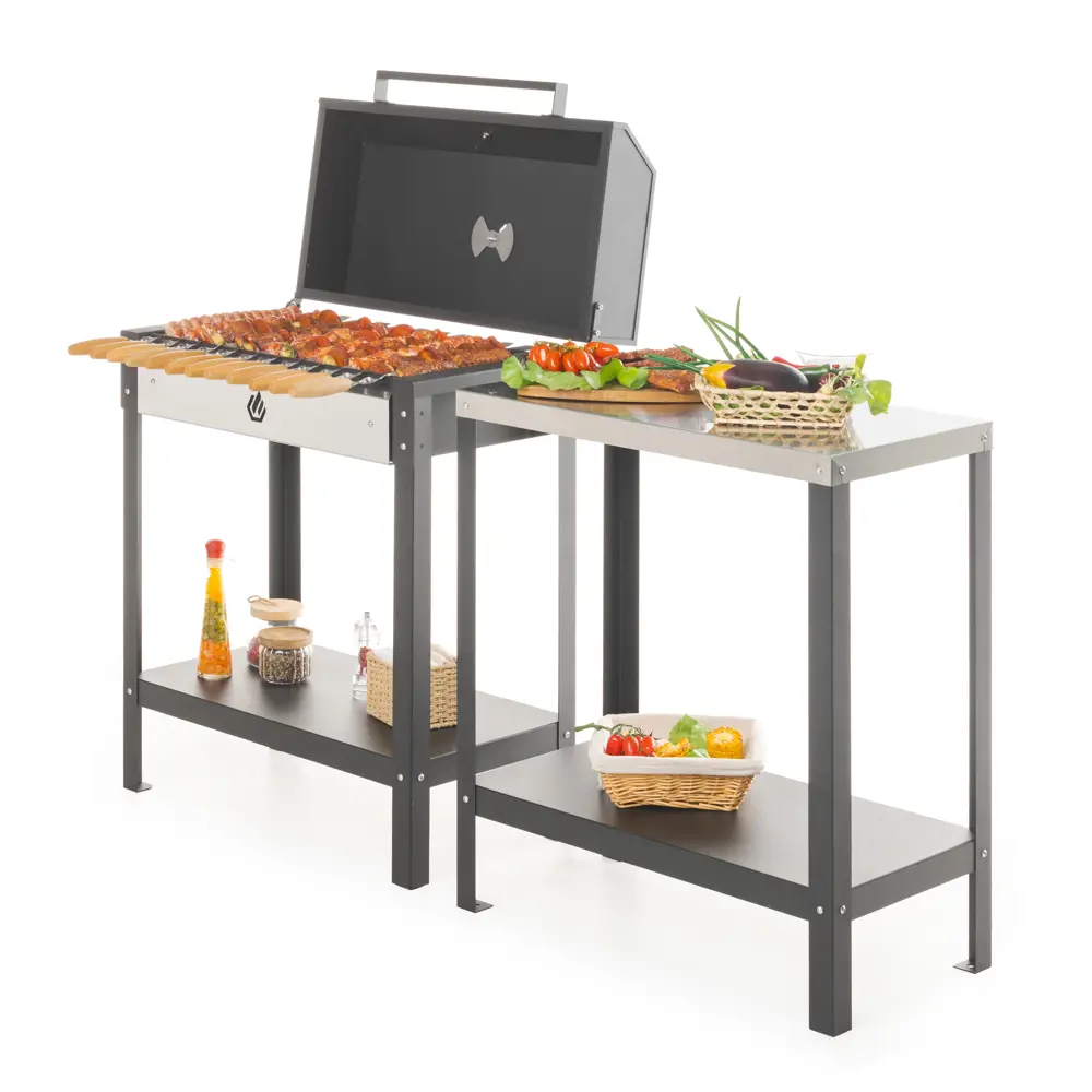 Стол Gratar Primavera SP70 нержавеющая сталь 36x70x77.7 см STLM-2104839 - Вид №5