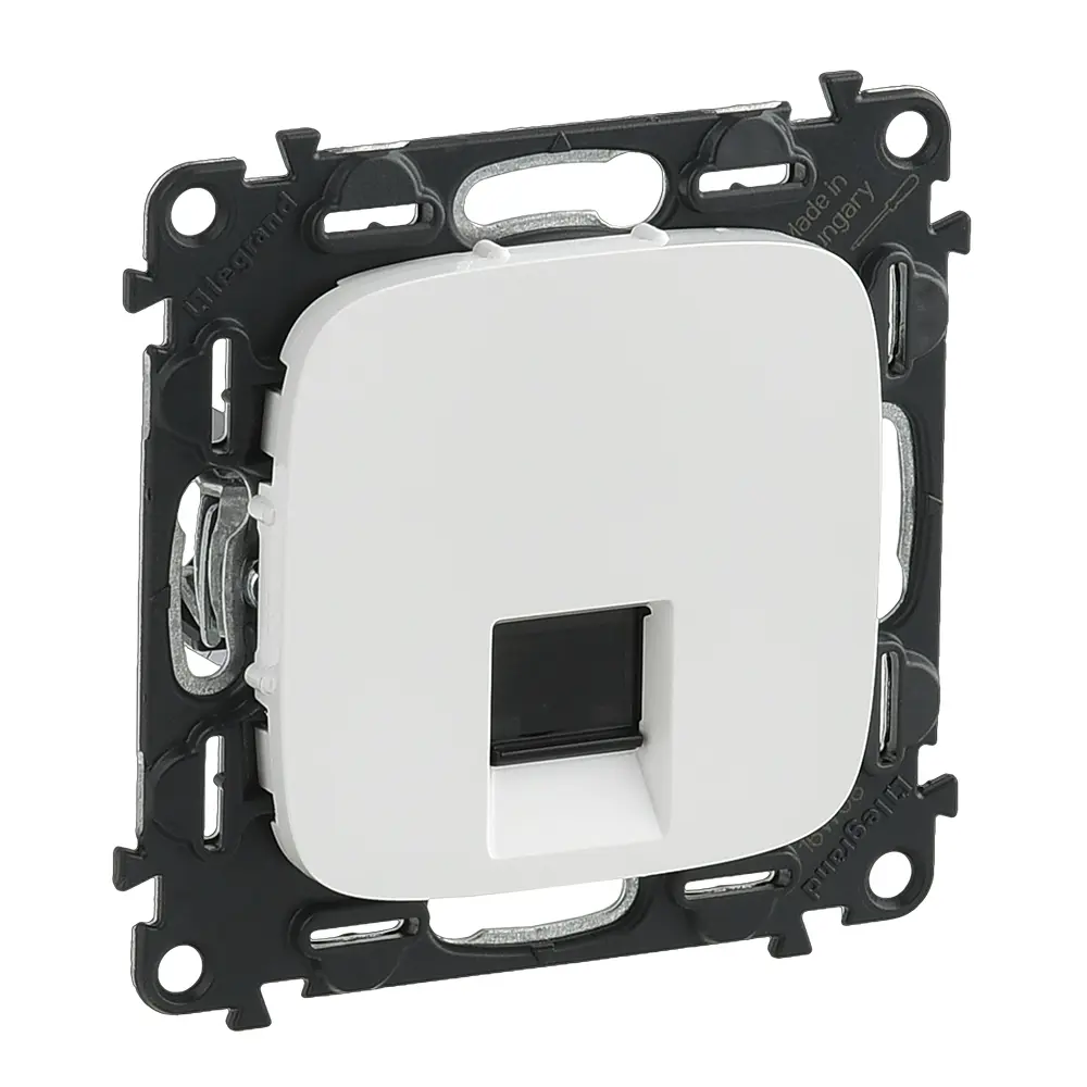 Розетка компьютерная Legrand VLN-A RJ45 CAT5E UTP цвет белый 82169356 STLM-2207223 Valena Allure - Вид №1