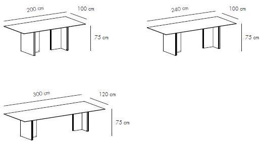 Punt Прямоугольный обеденный стол из ореха Stockholm sun-id-1444717 - Вид №8