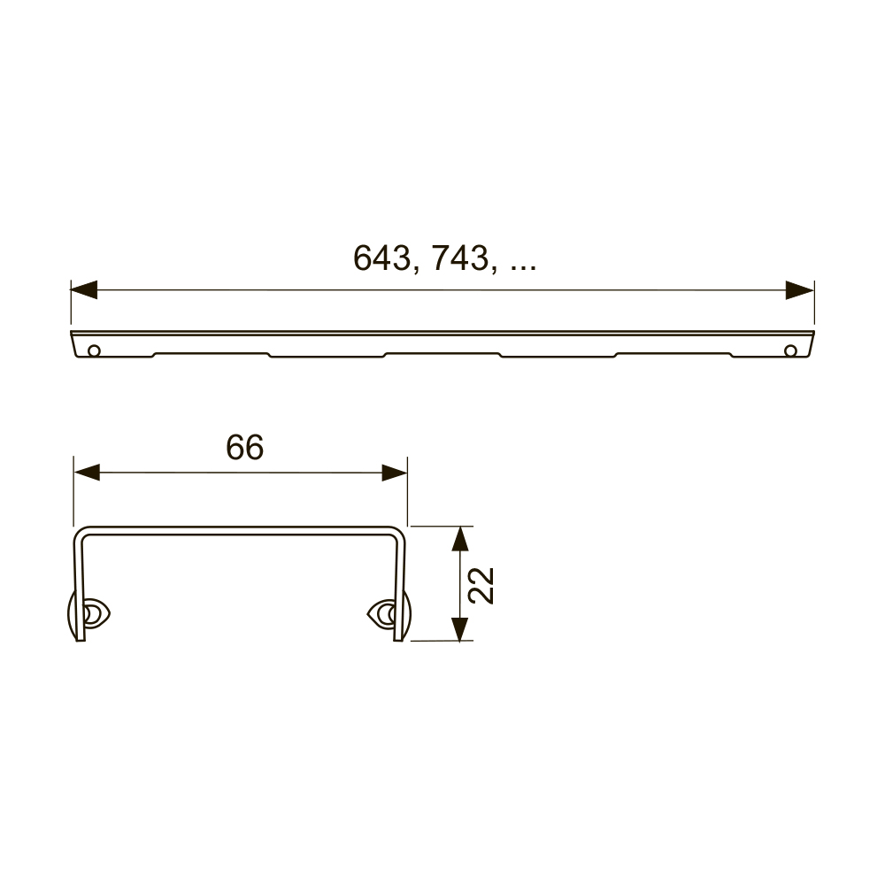 601510 Декоративные панели прямые Tece TECEdrainline - Вид №1