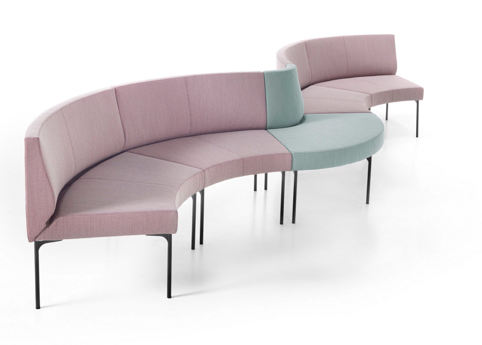 Модульная скамья из ткани со спинкой SITIA Laguna ARCH-00146120 - Вид №54