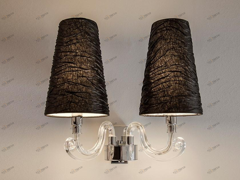 ILFARI Бра с прямым и отраженным светом из хрусталя с фиксированным кронштейном Arabian pearls 10160/10161