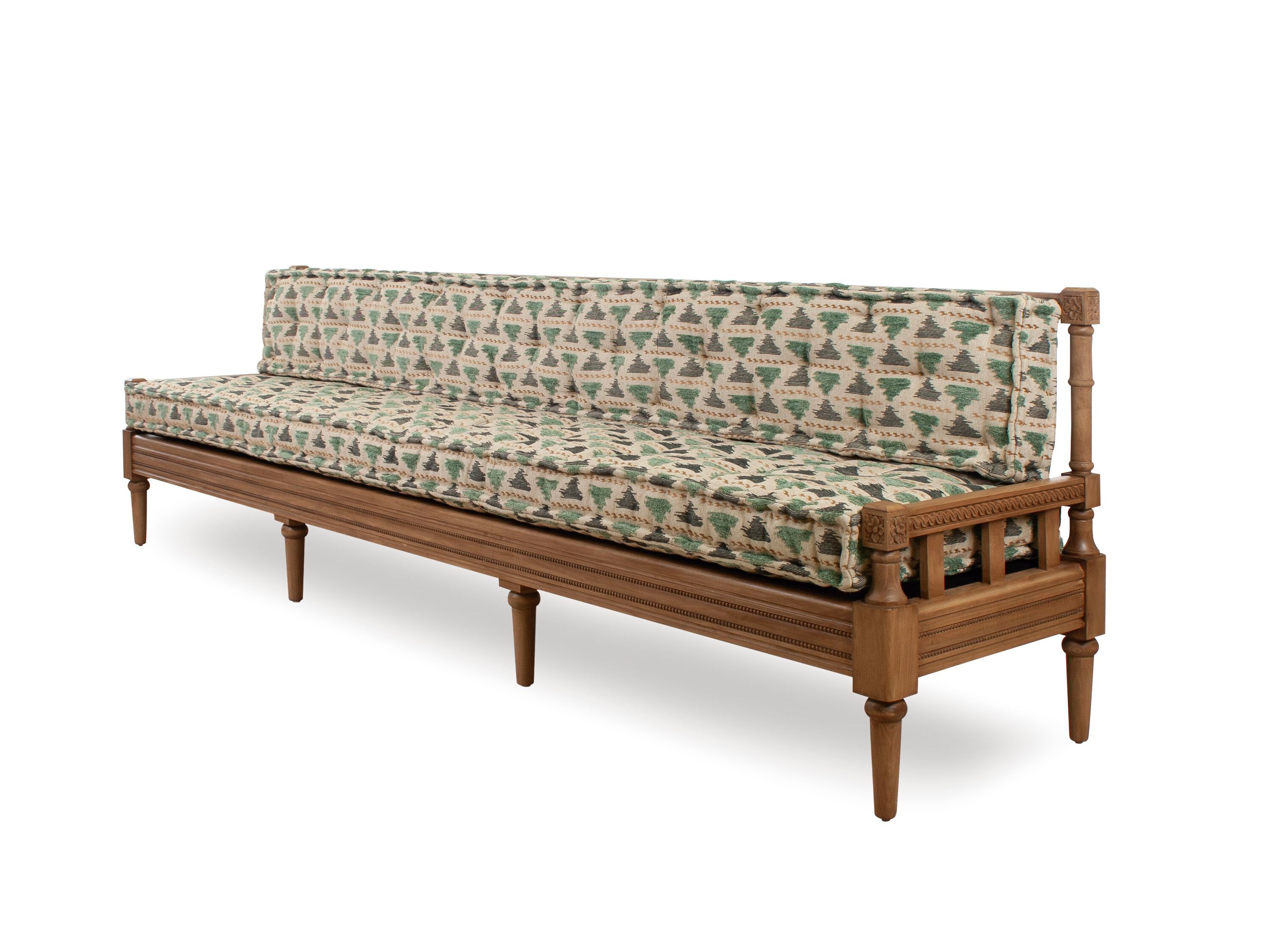 Мягкая скамья со спинкой CREARTE COLLECTIONS LAB GUSTAVIAN II ARCH-00119764 - Вид №1