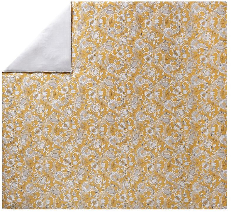 Alexandre Turpault Постельное белье из хлопкового дамаска с двусторонним принтом Mogador sun-id-1440461 - Вид №7