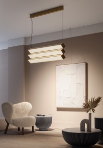 Металлический светодиодный подвесной светильник