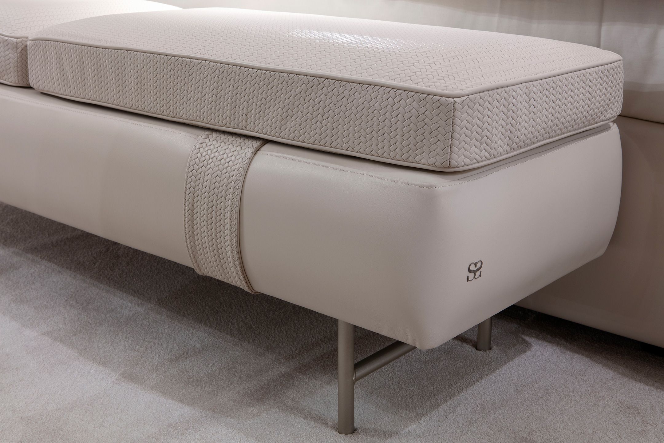 Кожаная скамья Sicis Донован ARCH-00048370 - Вид №1