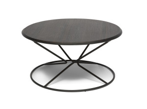Низкий круглый журнальный столик
