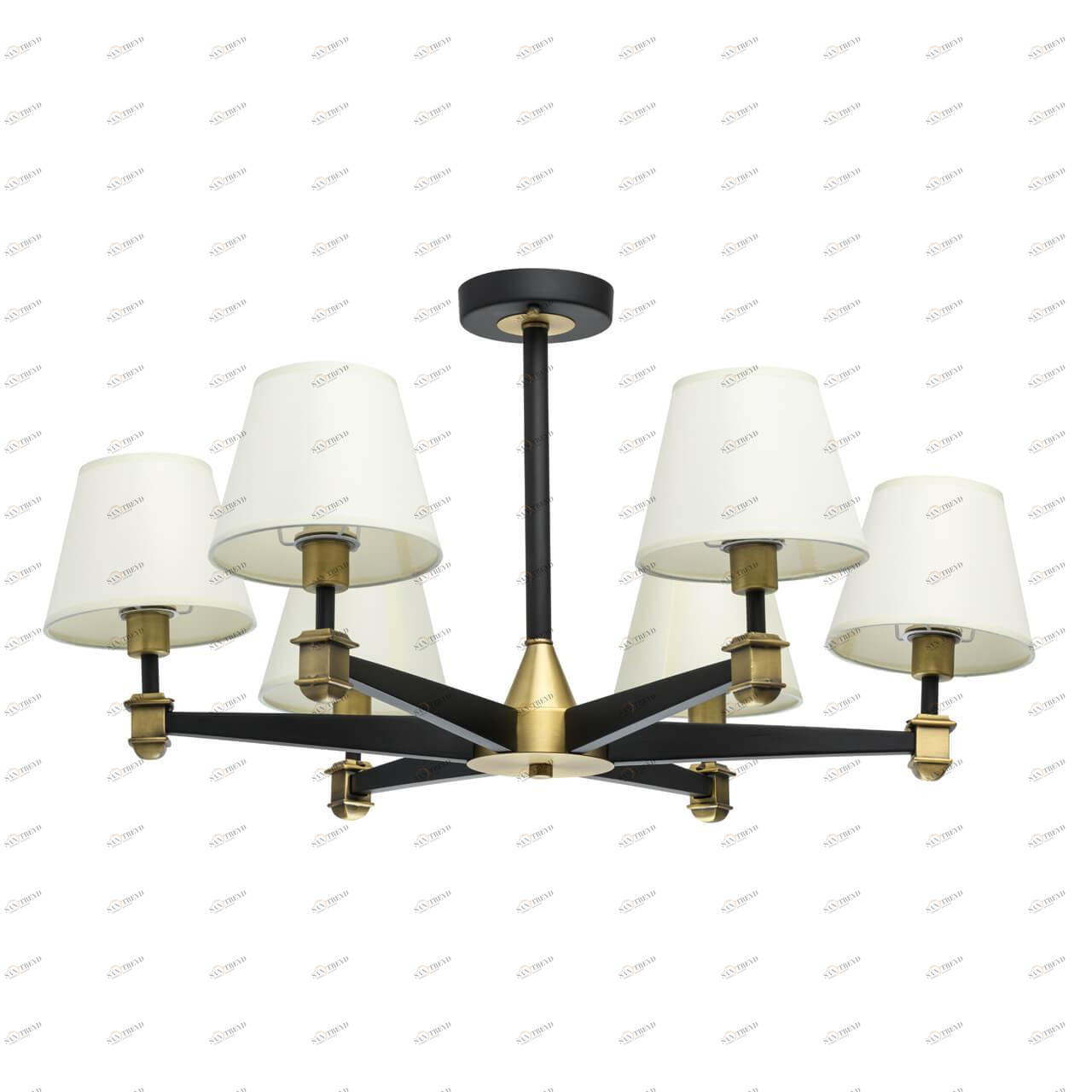 Потолочная люстра MW-Light ДельРей 700013306 кремовая MW-LIGHT ДИЗАЙНЕРСКИЕ, ДЕЛЬРЕЙ 194708 Кремовый 