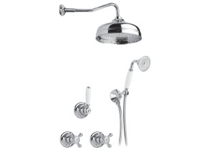 Встраиваемый набор для душа с ручным душем и душем