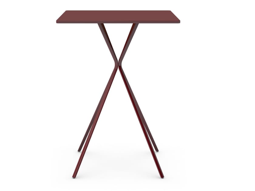 Квадратный ламинированный стол для контракта Vela Arredamenti Curve ARCH-00134580