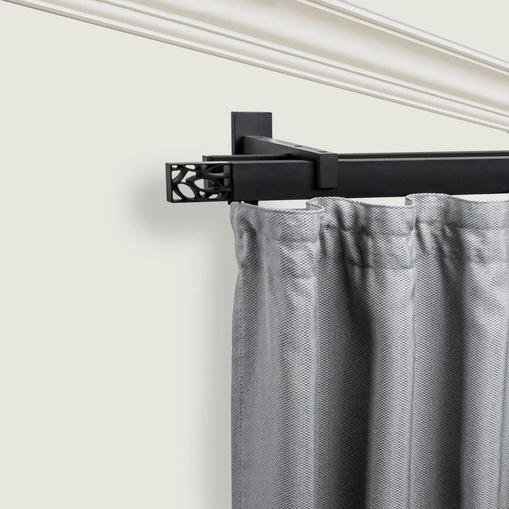 Профиль для карниза Хайтек 160 см алюминий цвет черный ARTTEX STLM-2046141 - Вид №4