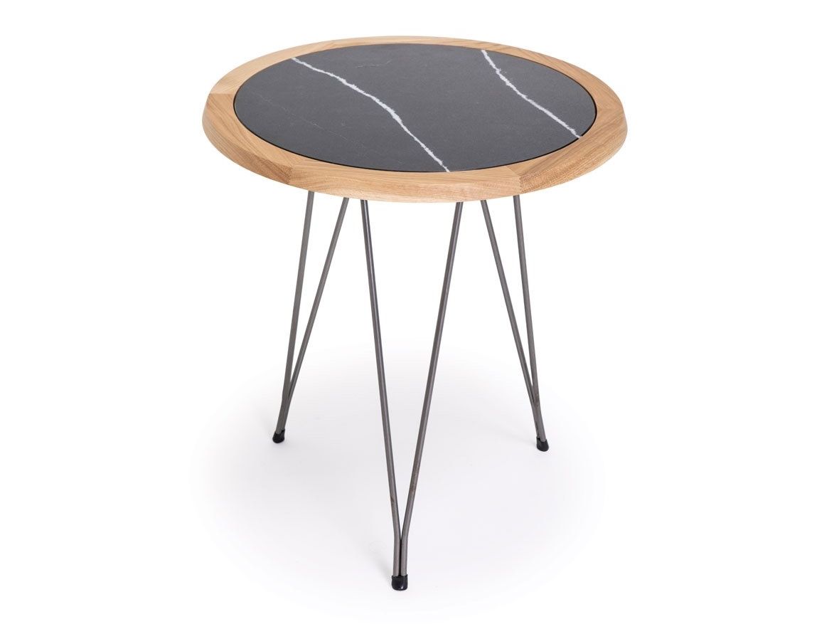 Круглый стальной стол с порошковым покрытием Vergés Mim ARCH-00091563 - Вид №1