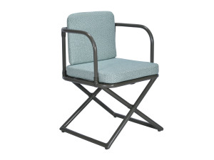 Тканевый садовый стул с подлокотниками