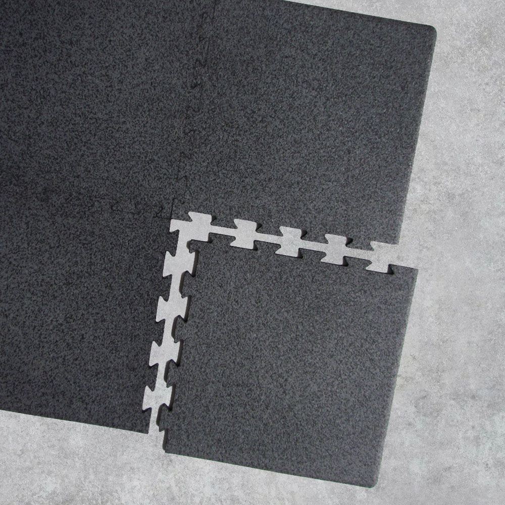 Коврик из резиновой крошки 890 x 890 x 15 мм . Резиновое покрытие ЭКОПРОФИТ К89Сер001 - Вид №2