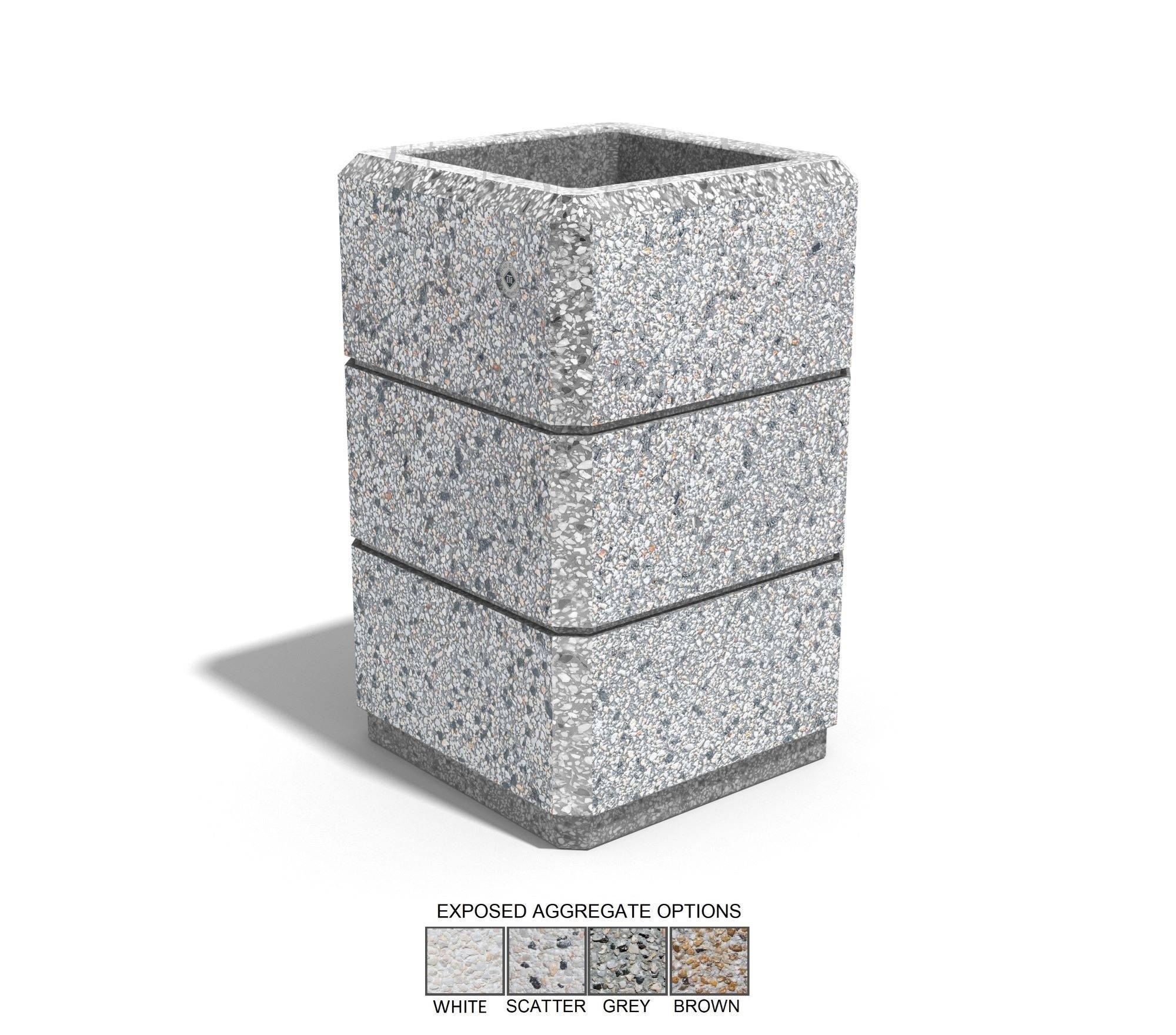 Бетонная квадратная плантатор ENCHO ENCHEV - ETE 76/77 ARCH-00079923 - Вид №10