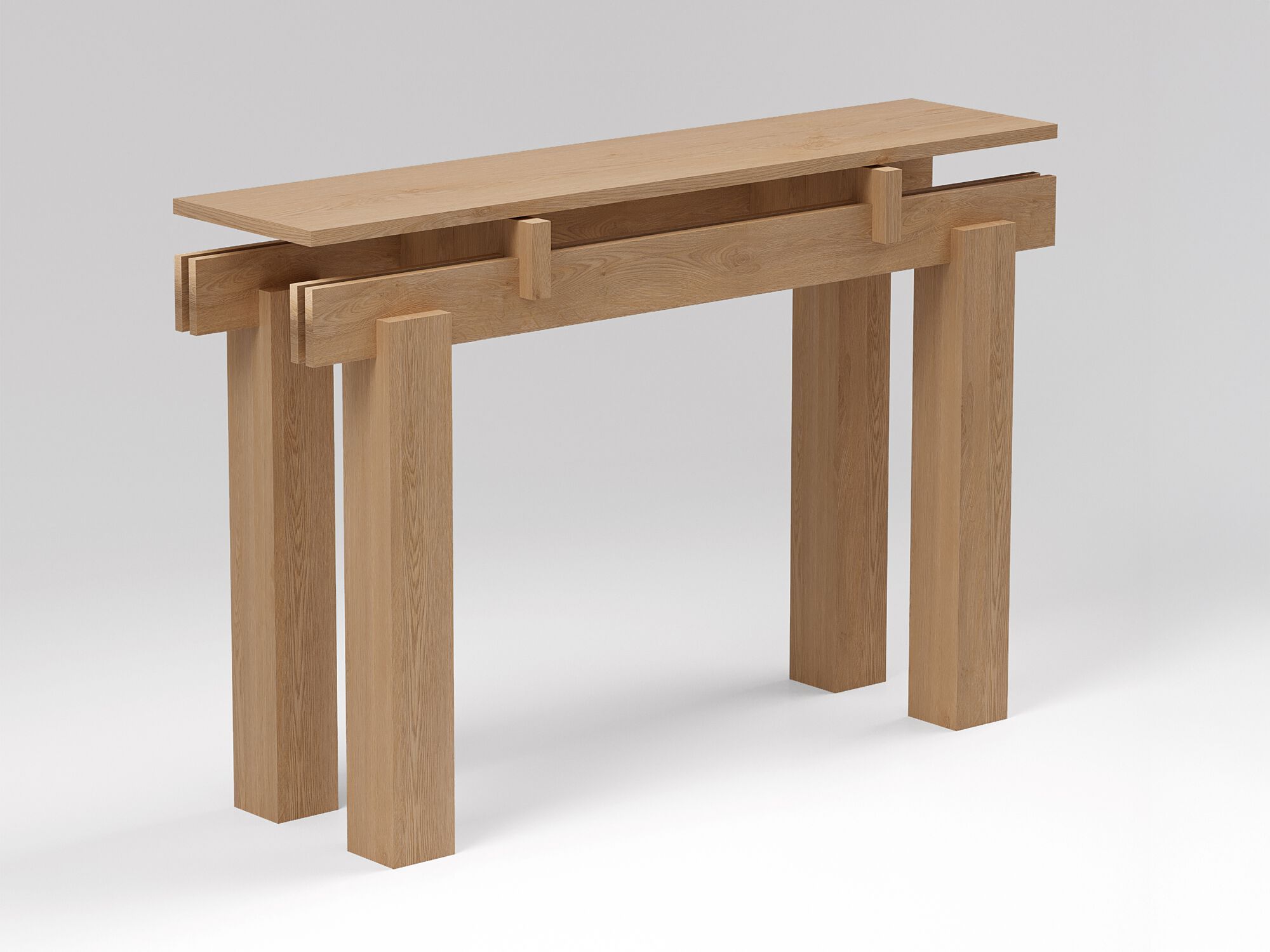 Прямоугольная дубовая консоль YET. Design Studio Off_Grid ARCH-00085462 - Вид №7