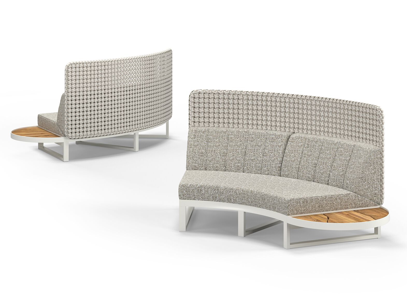 Изогнутый модульный садовый диван с высокой спинкой MAMAGREEN Munia ARCH-00073145 - Вид №4