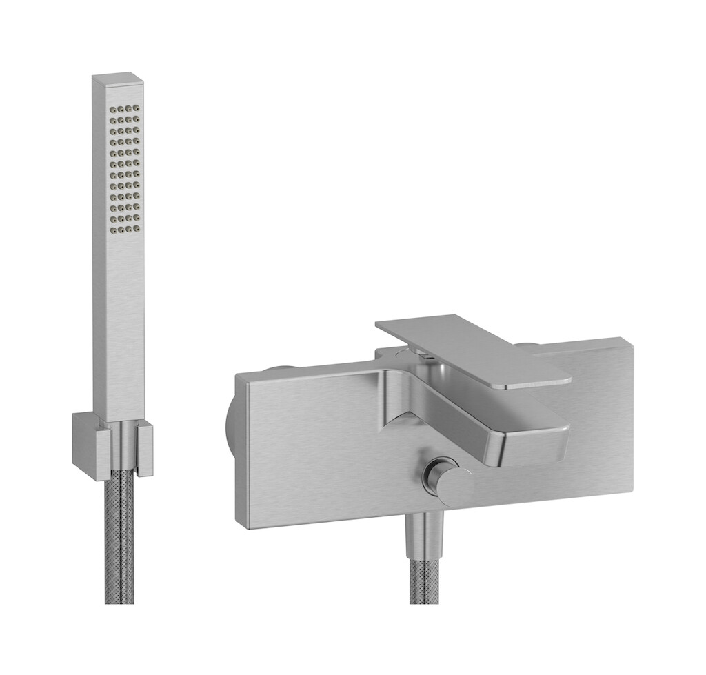 Встроенный смеситель для душа в комплекте с душевым гарнитуром. WE ARE IB k3250ss Brushed Nickel K3