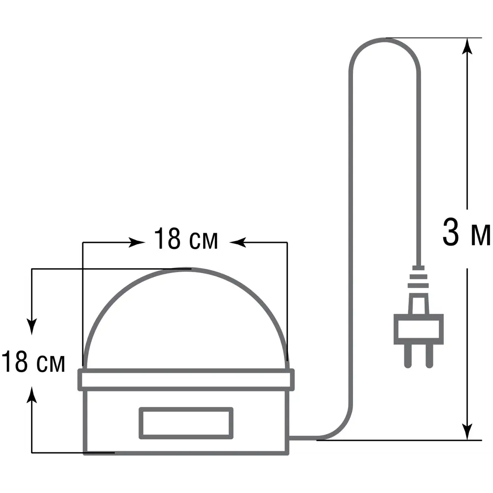 Диско-шар светодиодный 18x15 см 6 LED мультисвет MP3 SD пульт ДУ BALANCE STLM-2077311 - Вид №10