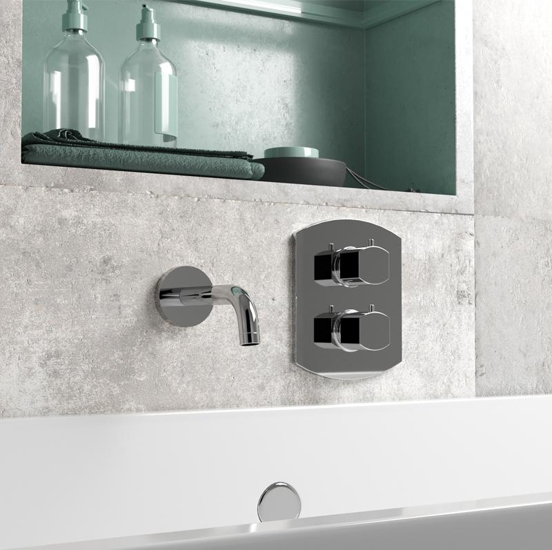 Paini Ovo 86CR691TH смеситель встраиваемый для душа с дивертором - Вид №1