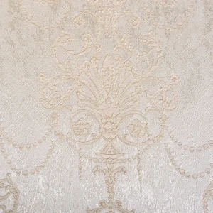 Ткань жаккард 280 см цвет молочный