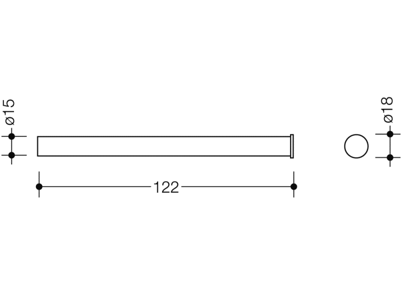 162.21.300XA запасной держатель бумаги HEWI System 162 | Edelstahl  - Вид №7
