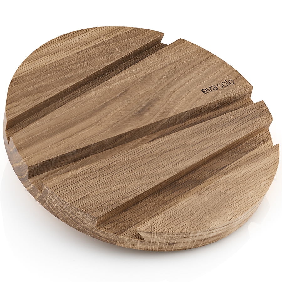 520415 Подставка для посуды-планшета smartmat, D18 см, дуб Eva Solo  - Вид №3