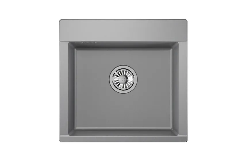 ES-5201, АЛЮМИНИУМ, кухонная мойка, кварц, ESTETICA GRANULA 5201-ST165 - Вид №2