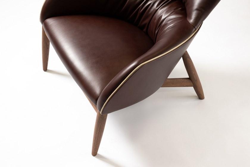 Ritzwell & Co. Стул Wing обитый кожей Beatrix sun-id-1402265 - Вид №7