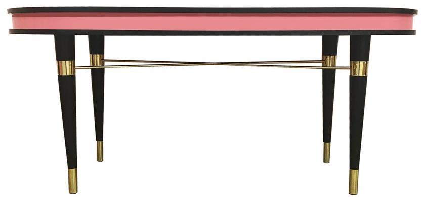 Moanne Овальный лакированный обеденный стол из массива дерева sun-id-1383195 - Вид №2