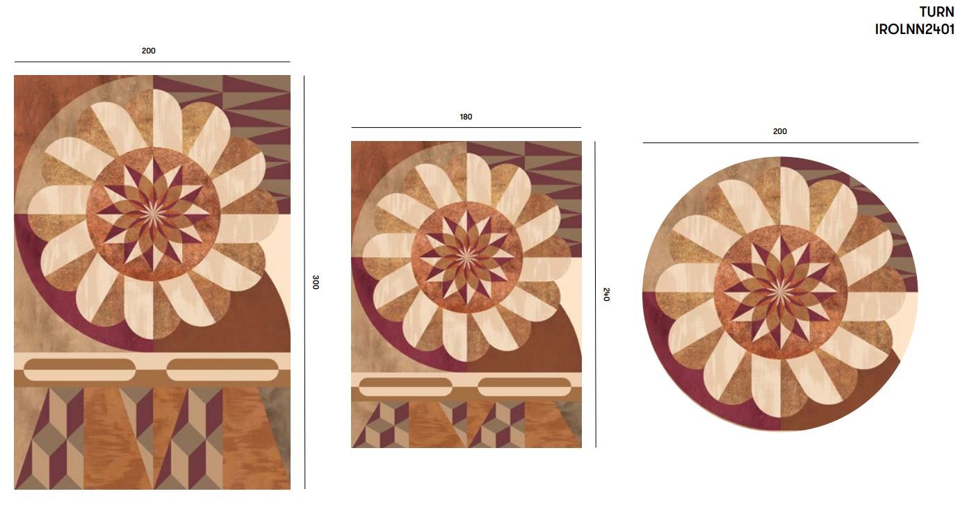 Узорный ковер Inkiostro Bianco Travelogue ARCH-00091192 - Вид №8